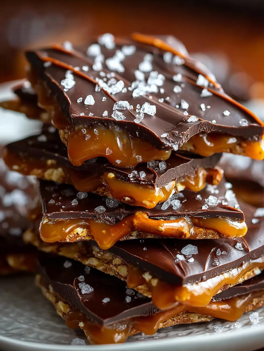 Best Salted Caramel Pretzel Bark Recipe to Satisfy Cravings 5 Best Salted Caramel Pretzel Bark Recipe to Satisfy Cravings - Salted Caramel Pretzel Bark - main visual representation