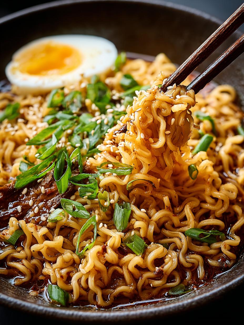Sesame Garlic Ramen Noodles: 5 Savory Variations to Try - Sesame Garlic Ramen Noodles - main visual representation