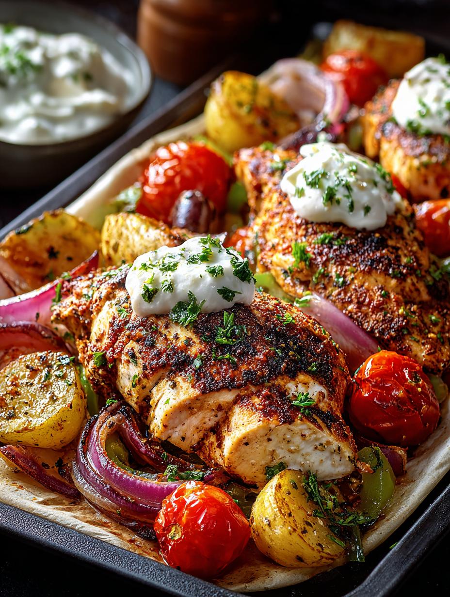 Sheet Pan Greek Chicken