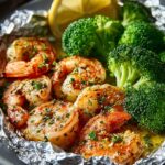 Shrimp Broccoli Foil Packs