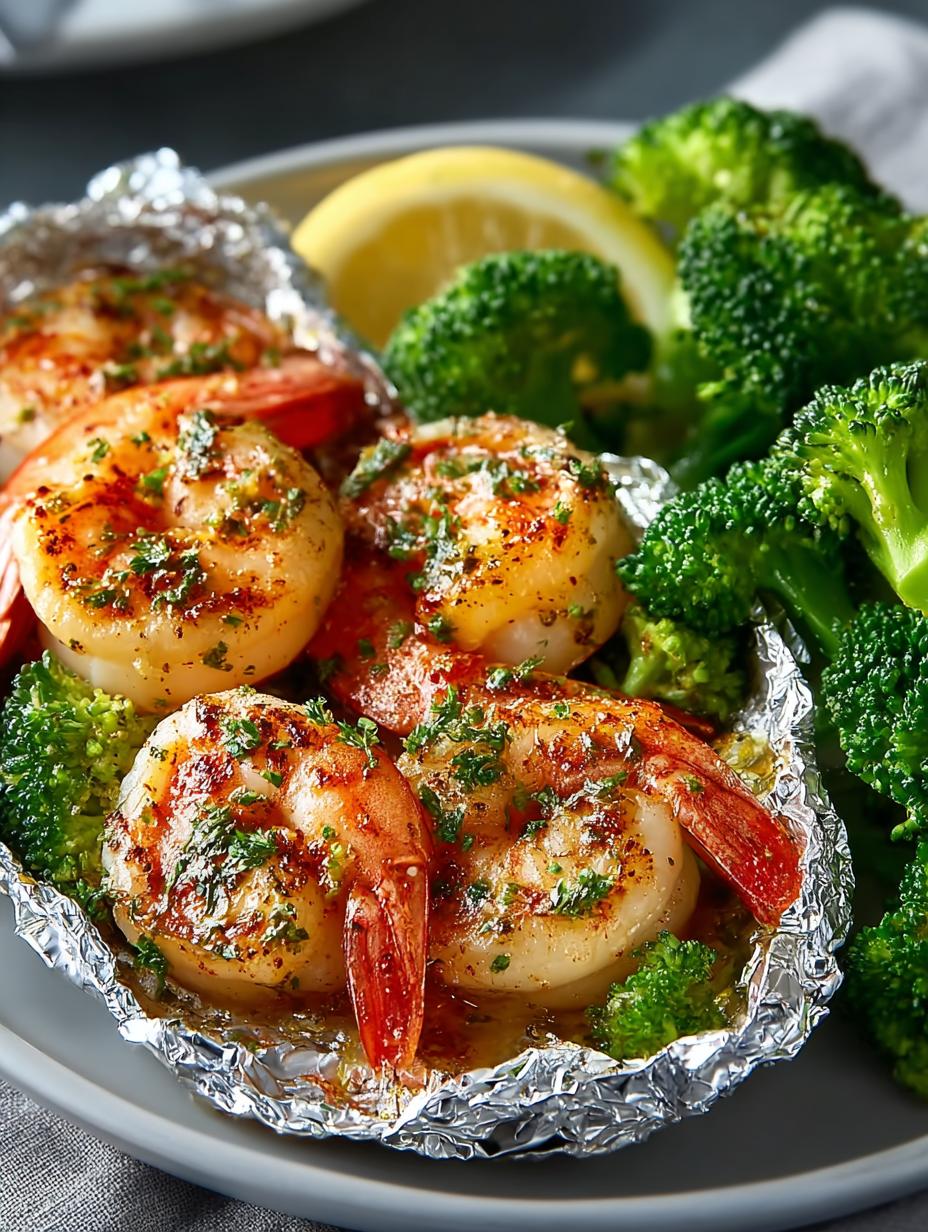 Quick Shrimp Broccoli Foil Packs for Easy Dinners - Shrimp Broccoli Foil Packs - additional detail