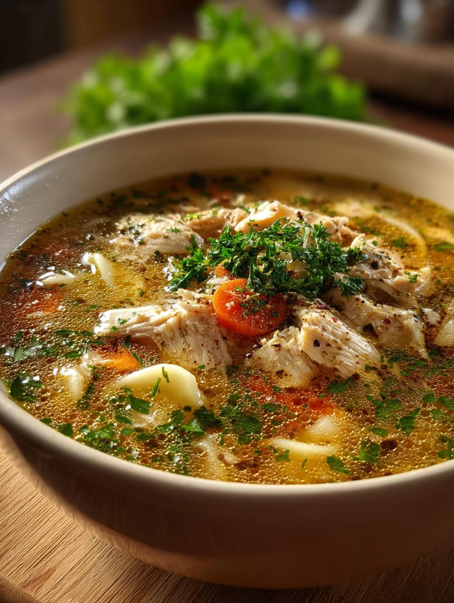 Sicilian Chicken Soup