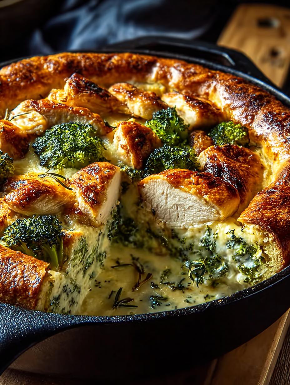 Skillet Broccoli Cheddar Chicken