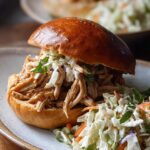 Slow Cooker Applesauce Pulled