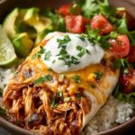 Slow Cooker Chicken Burrito