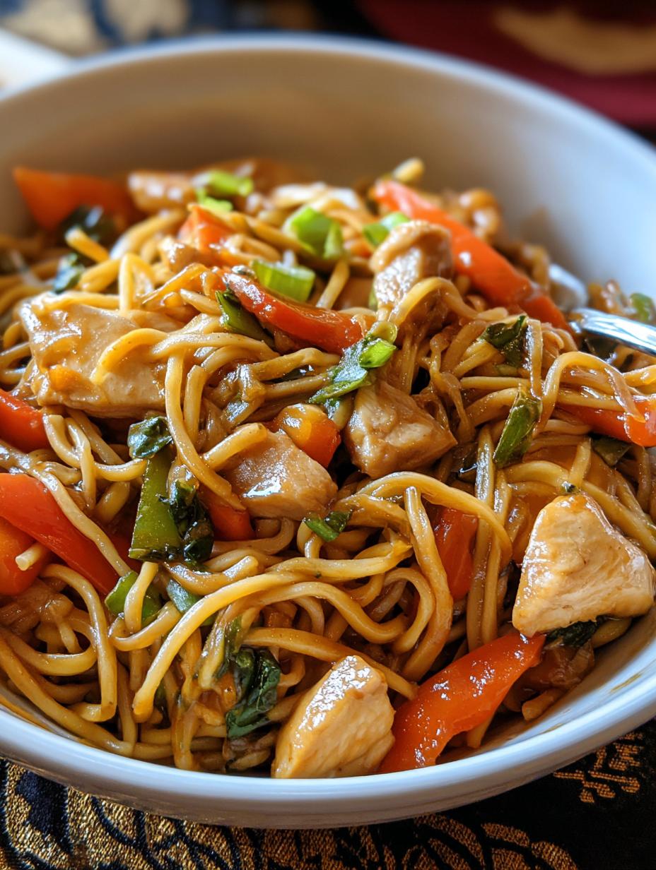 Delectable Slow Cooker Chicken Mein 5 Delectable Slow Cooker Chicken Mein - Slow Cooker Chicken Mein - main visual representation