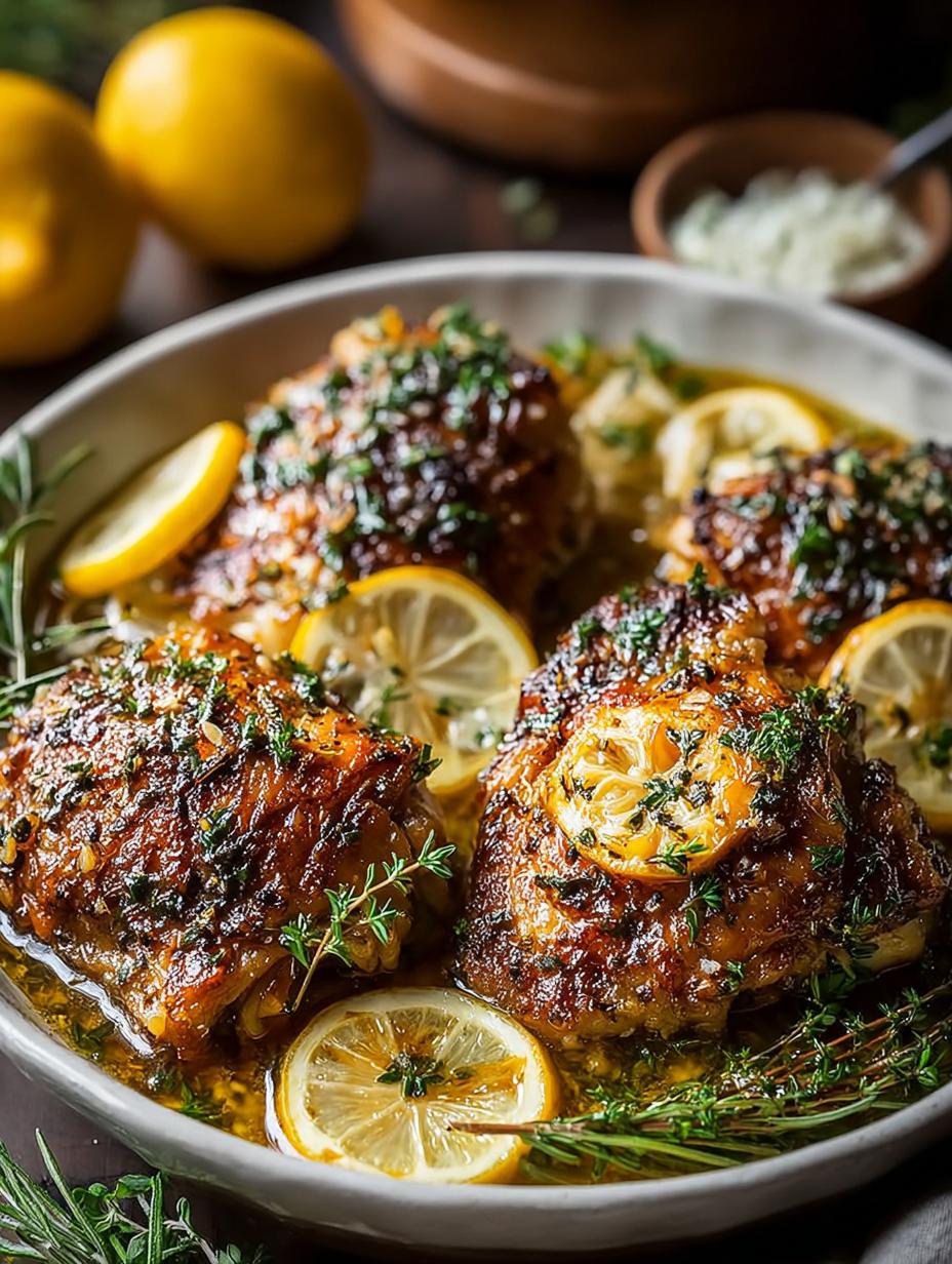 Slow Cooker Lemon Garlic
