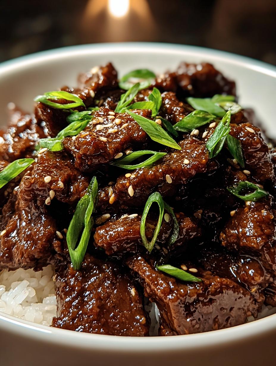 Easy Slow Cooker Mongolian Beef: 1 Amazing Recipe 7 Easy Slow Cooker Mongolian Beef: 1 Amazing Recipe - Slow Cooker Mongolian Beef - additional detail