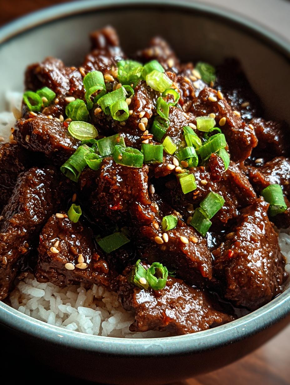 Easy Slow Cooker Mongolian Beef: 1 Amazing Recipe 8 Easy Slow Cooker Mongolian Beef: 1 Amazing Recipe - Slow Cooker Mongolian Beef - additional detail