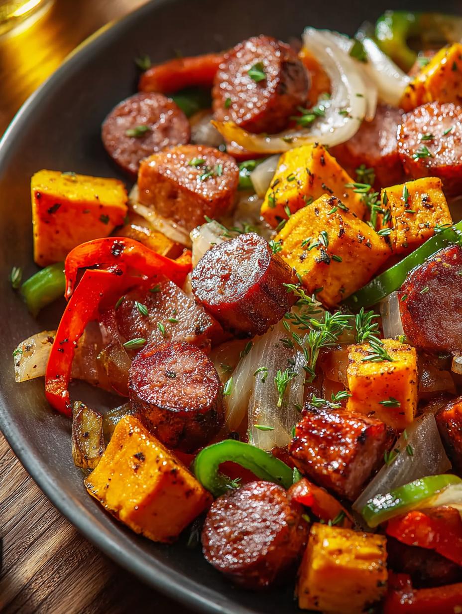 Smoked Sausage Sweet Potato