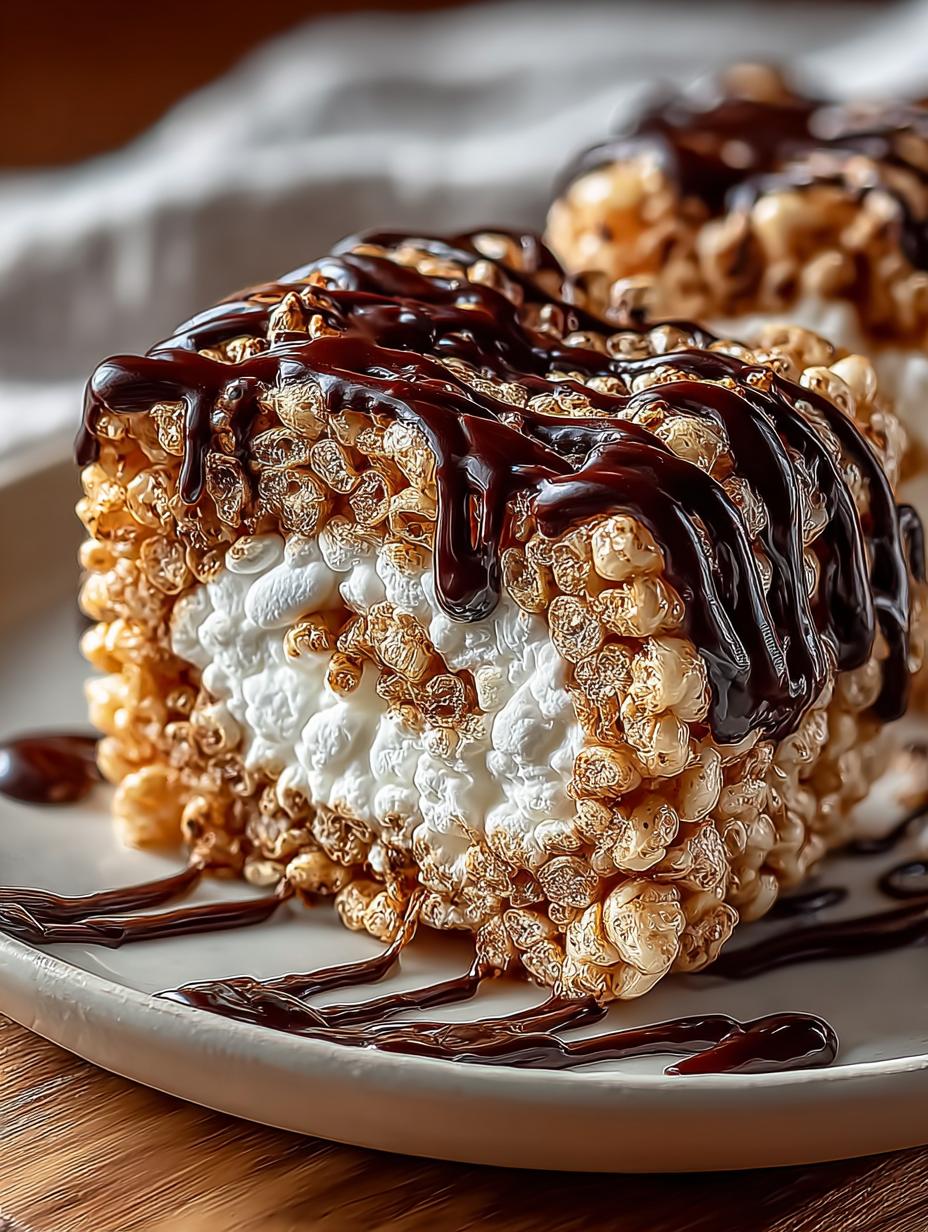 Smore Rolled Rice Krispie