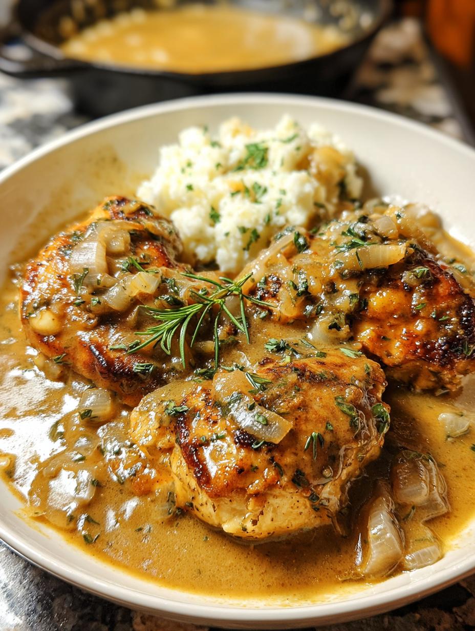Southern Smothered Chicken: 1 Amazing Comfort Meal - Southern Smothered Chicken - additional detail