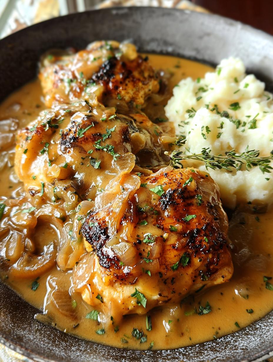 Southern Smothered Chicken: 1 Amazing Comfort Meal - Southern Smothered Chicken - additional detail