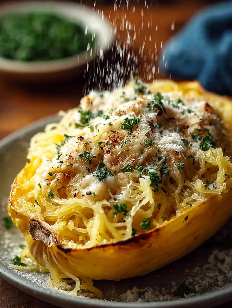 Spaghetti Squash Alfredo