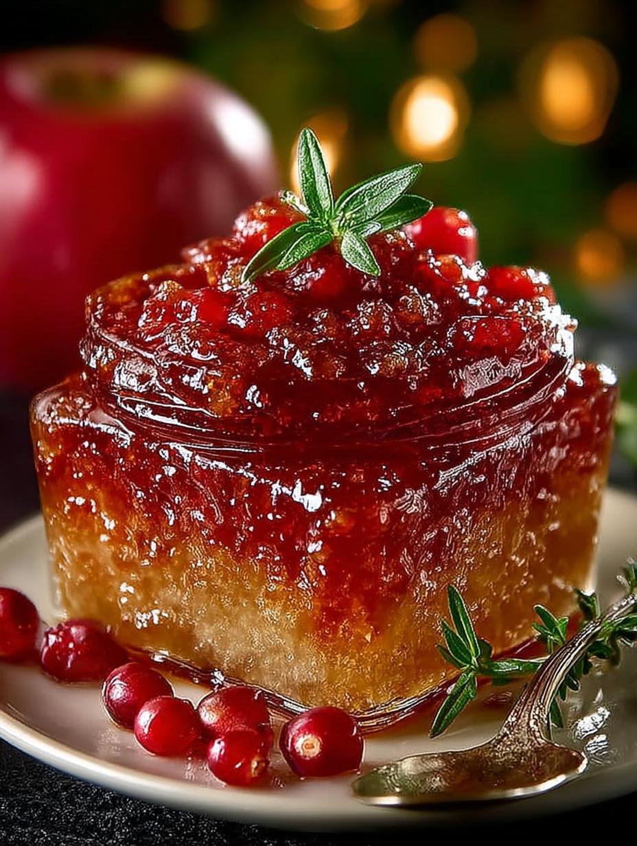 Spiced Christmas Apple Jam