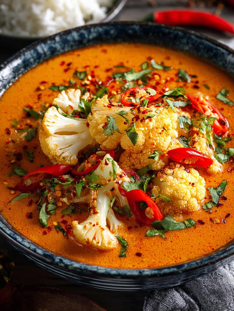 Spicy Red Curry Cauliflower: 7 Flavorful Secrets Revealed - Spicy Red Curry Cauliflower - additional detail