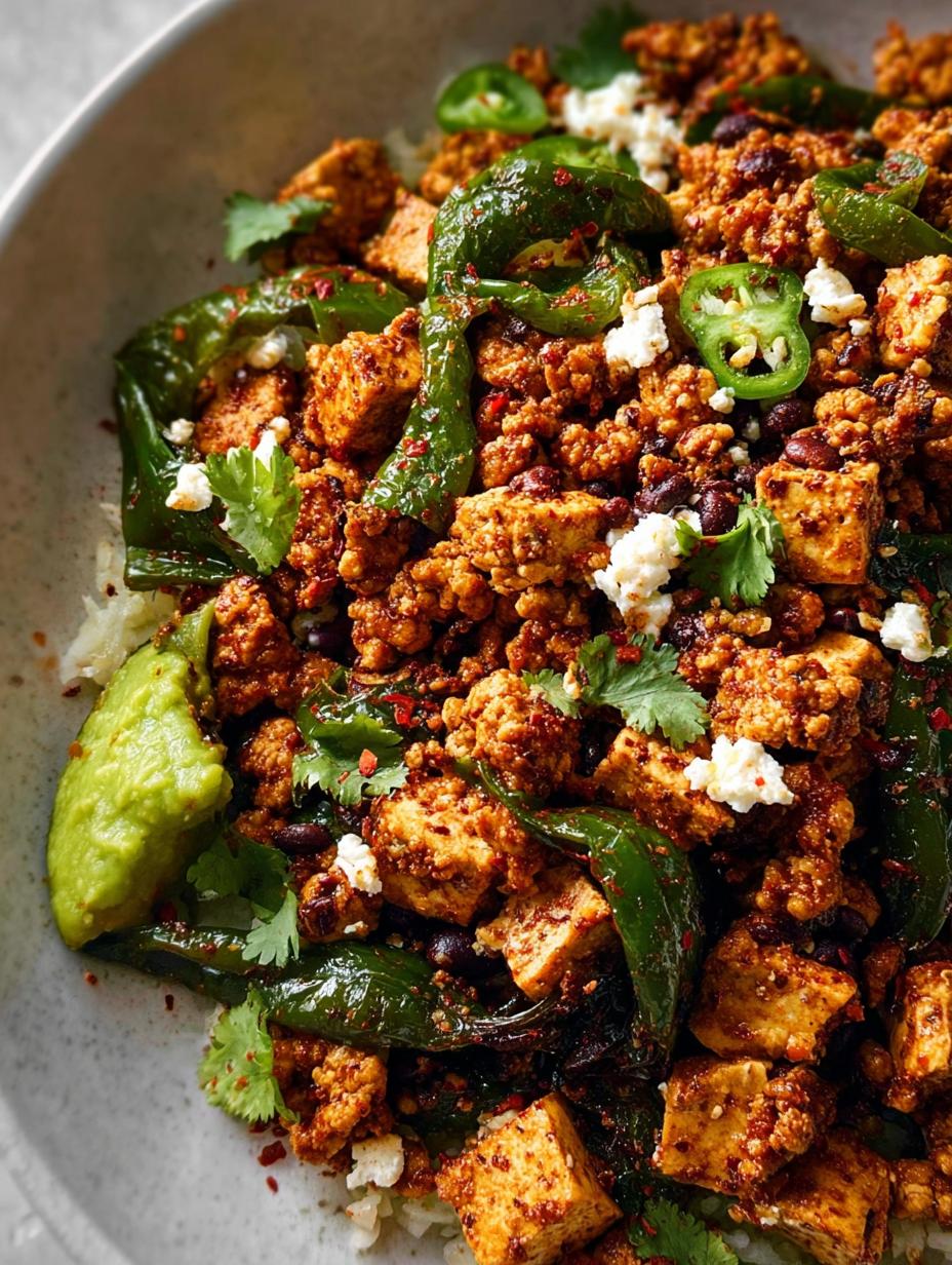 Spicy Sofritas Tofu: 2 Secret Heat Level Tips 5 Spicy Sofritas Tofu: 2 Secret Heat Level Tips - Spicy Sofritas Tofu - additional detail