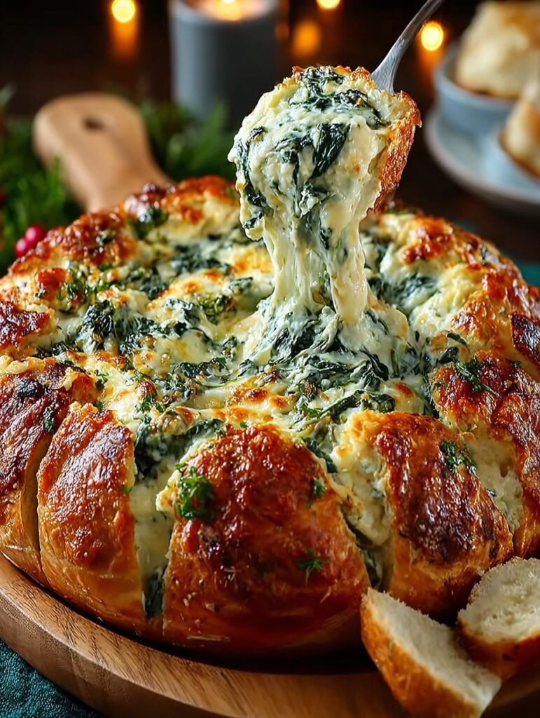 Spinach Artichoke Dip Pull