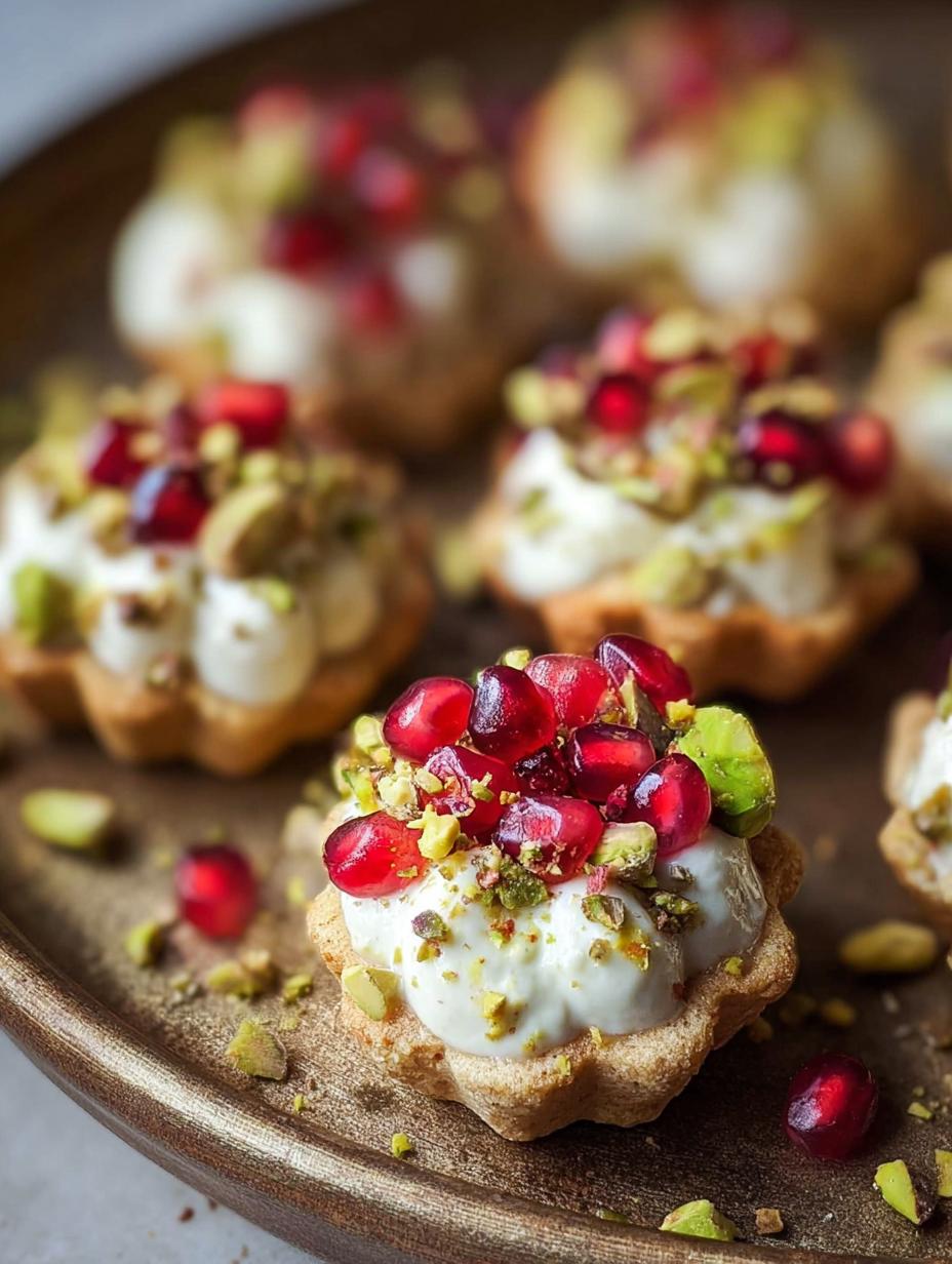 Stracciatella Bites Pistachio Pomegranate: Stunning Appetizer - Stracciatella Bites Pistachios Pomegranate - main visual representation