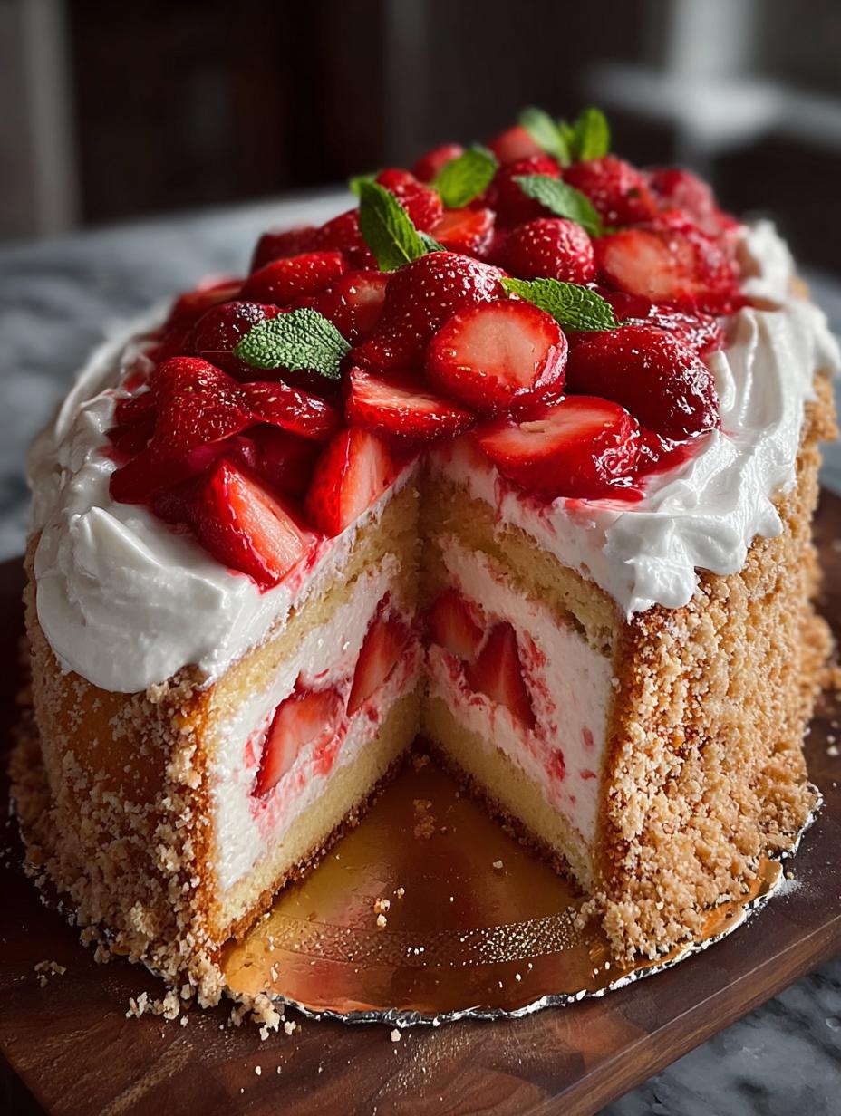 Decadent Strawberry Crunch Pound Cake Recipe You’ll Love - Strawberry Crunch Pound Cake - additional detail