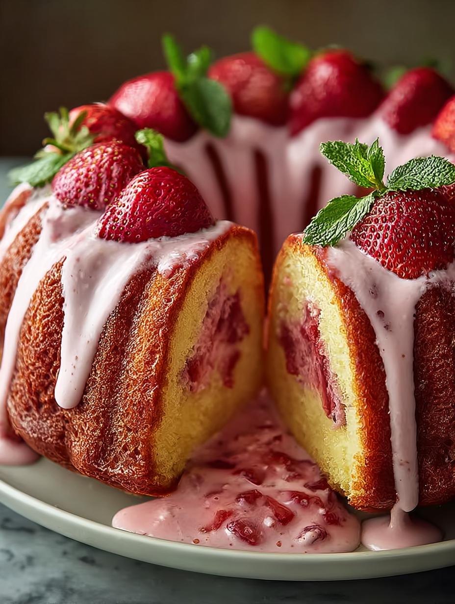 Heavenly Strawberry Milkshake Pound Cake Recipe 5 Heavenly Strawberry Milkshake Pound Cake Recipe - Strawberry Milkshake Pound Cake - main visual representation