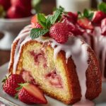 Strawberry Milkshake Pound Cake