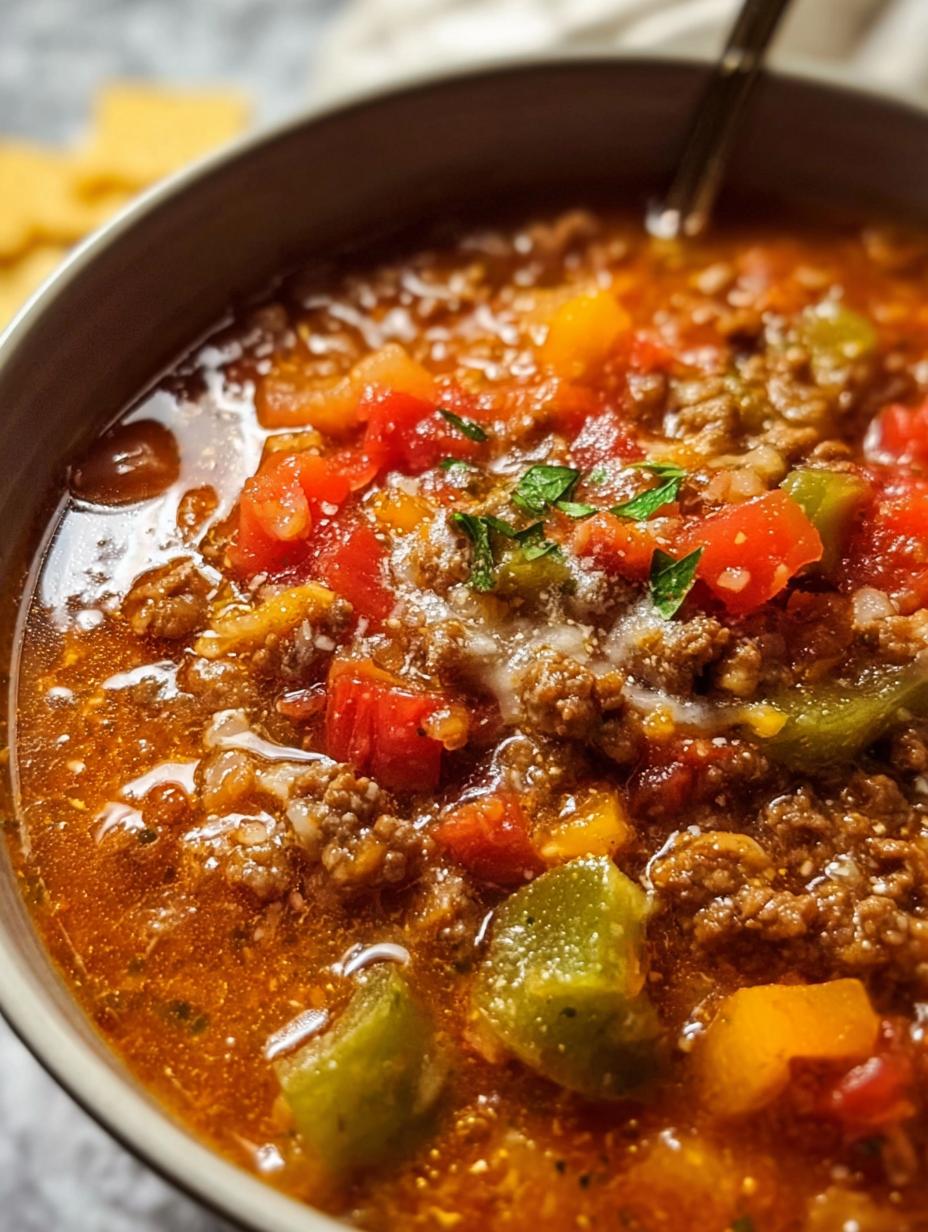Stuffed Pepper Soup