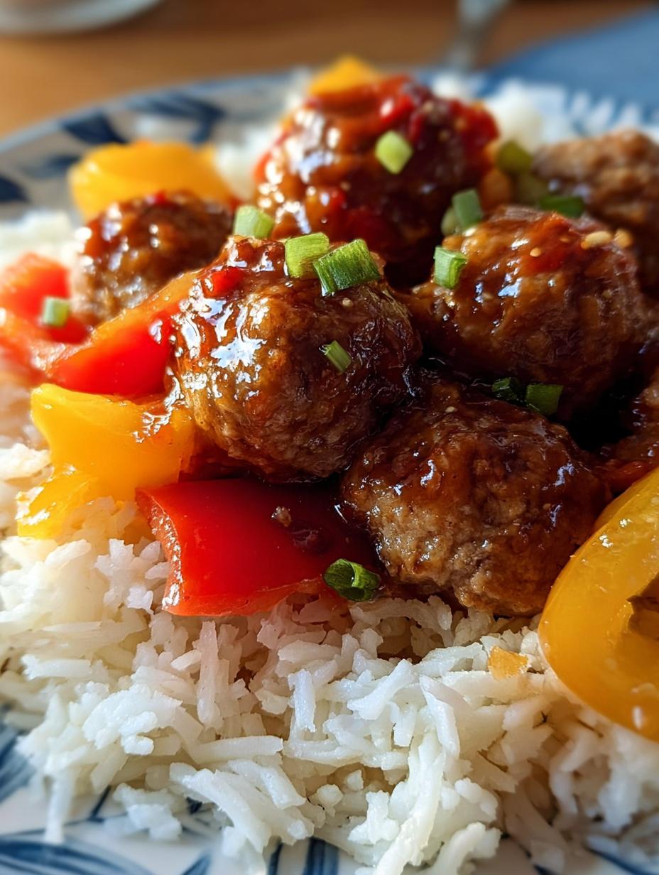 Sweet Sour Meatballs