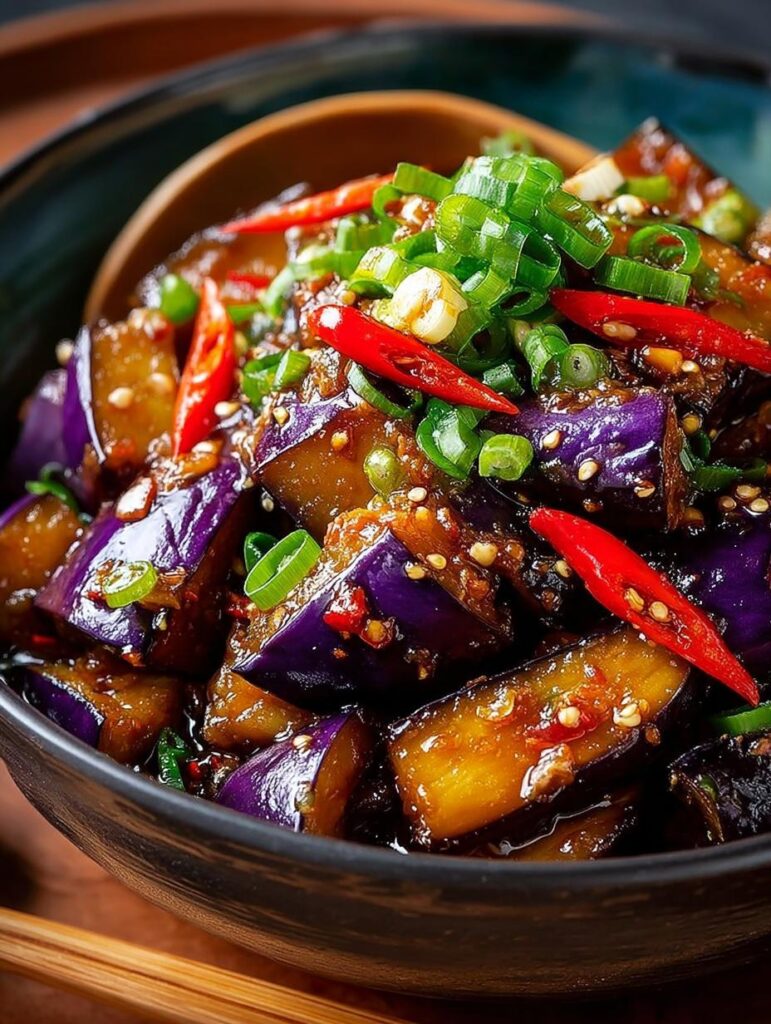 Szechuan Style Eggplant Garlic
