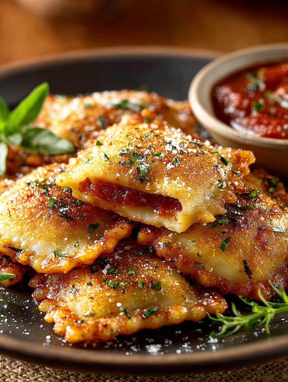 Toasted Ravioli: 5 Steps to Crispy, Cheesy Perfection 5 Toasted Ravioli: 5 Steps to Crispy, Cheesy Perfection - Toasted Ravioli - main visual representation