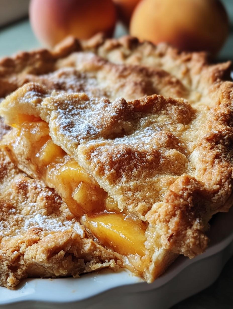 Triple Crust Peach Cobbler: Divine 15-Min Prep 6 Triple Crust Peach Cobbler: Divine 15-Min Prep - Triple Crust Peach Cobbler - additional detail