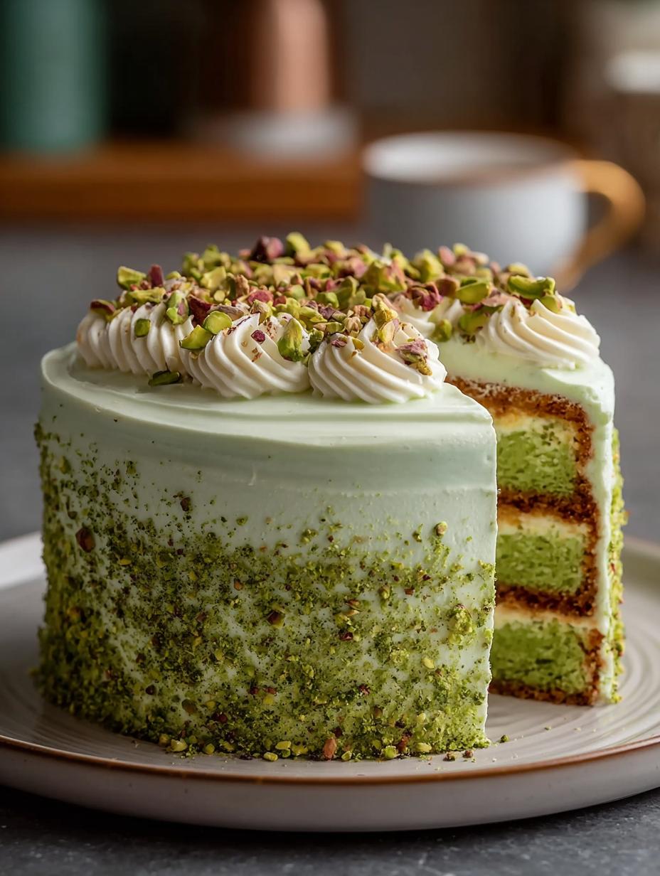 Tropical Pistachio Bliss Cake: 10 Reasons to Indulge - Tropical Pistachio Bliss Cake - additional detail