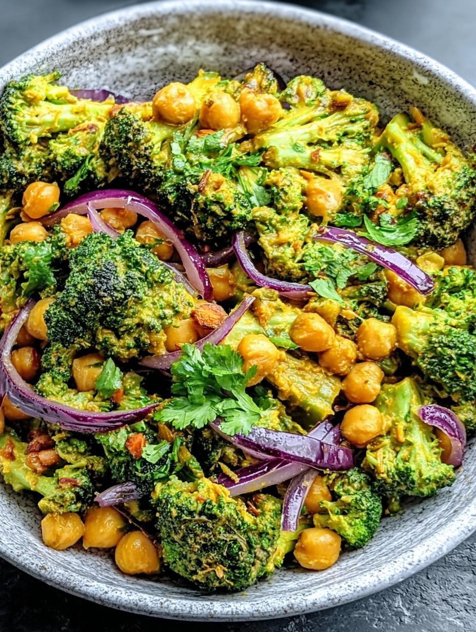 Vegan Curried Broccoli Chickpea: 30 Min Wonder 6 Vegan Curried Broccoli Chickpea: 30 Min Wonder - Vegan Curried Broccoli Chickpea - additional detail