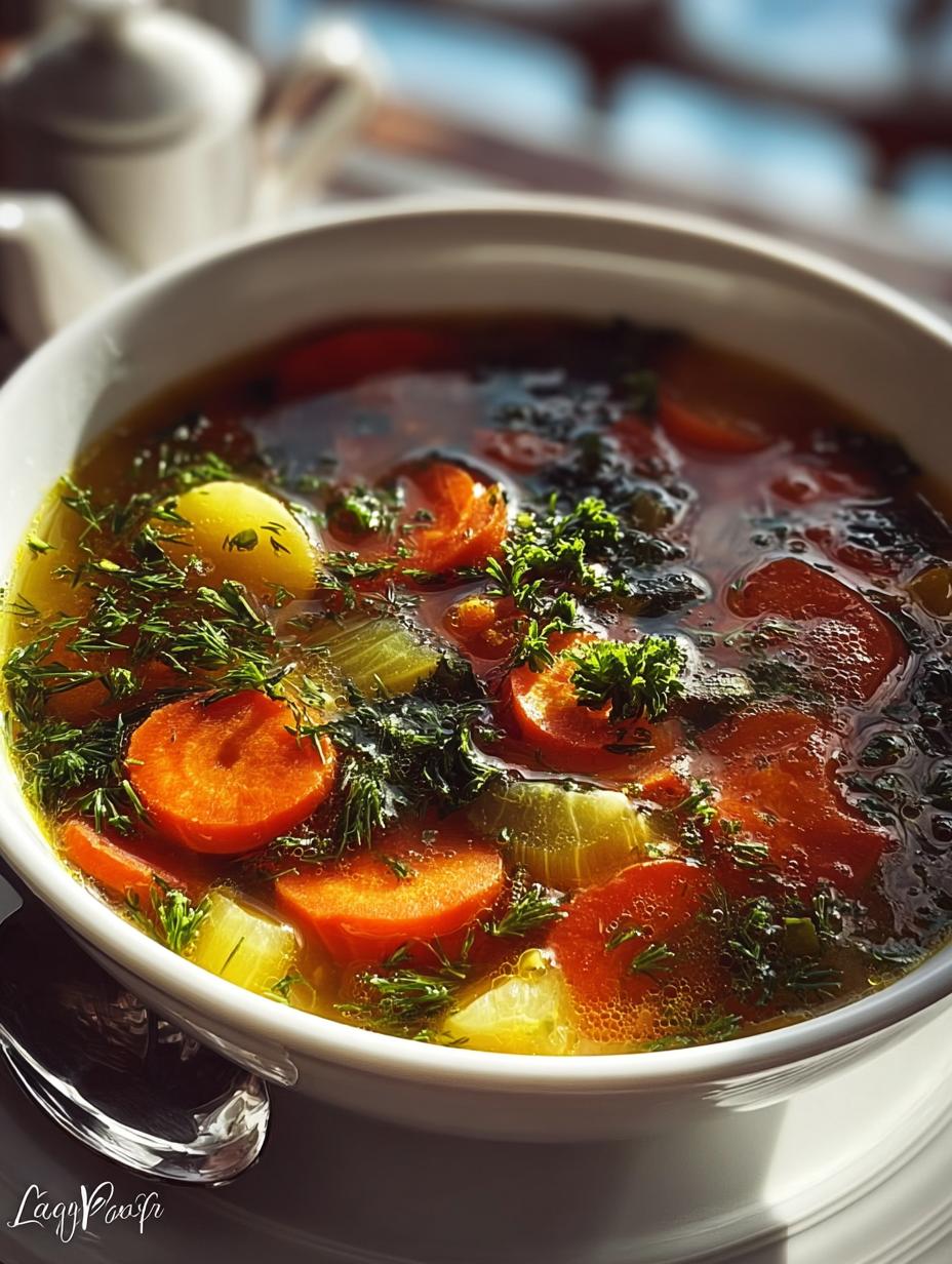 Vegetable Detox Soup: 30-Minute Healthy Recipe 6 Vegetable Detox Soup: 30-Minute Healthy Recipe - Vegetable Detox Soup - additional detail