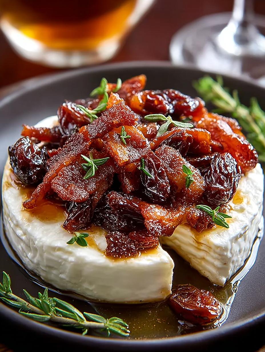 Whipped Goat Cheese with Warm Candied Bacon and Dates 5 Whipped Goat Cheese with Warm Candied Bacon and Dates - Whipped Goat Cheese with - main visual representation