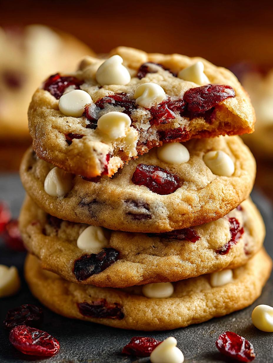 White Chocolate Cranberry Cookies