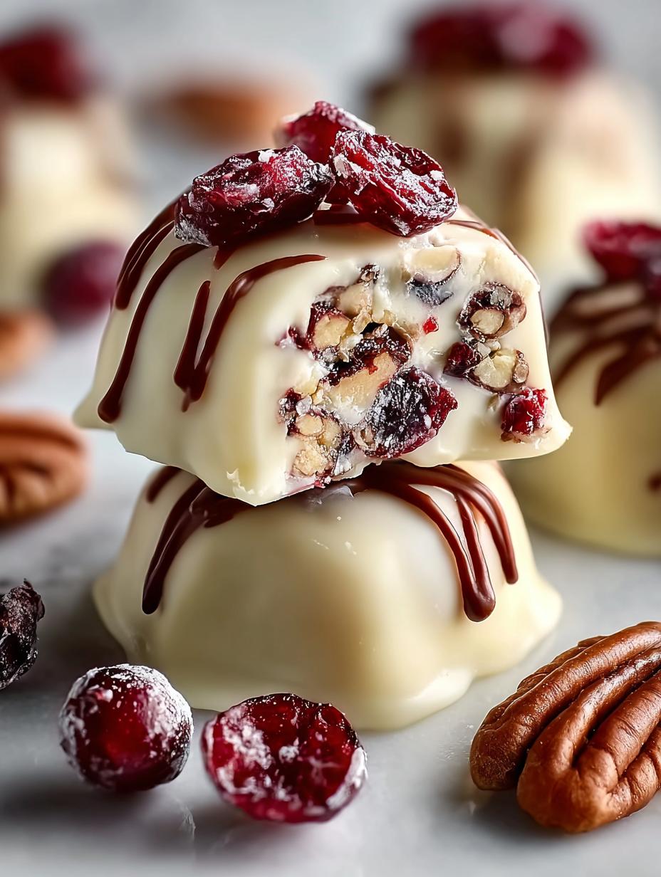Irresistible White Chocolate Cranberry Pecan Clusters - White Chocolate Cranberry Pecan - additional detail