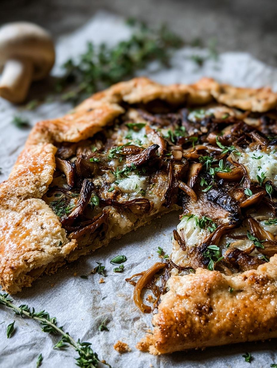 Wild Mushroom Galette Herb: 1 Amazing Savory Dish - Wild Mushroom Galette Herb - additional detail