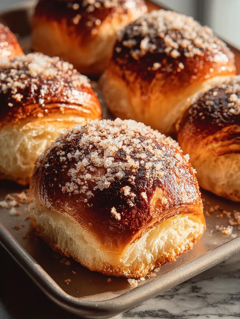 Winter Coffee Brioche Buns