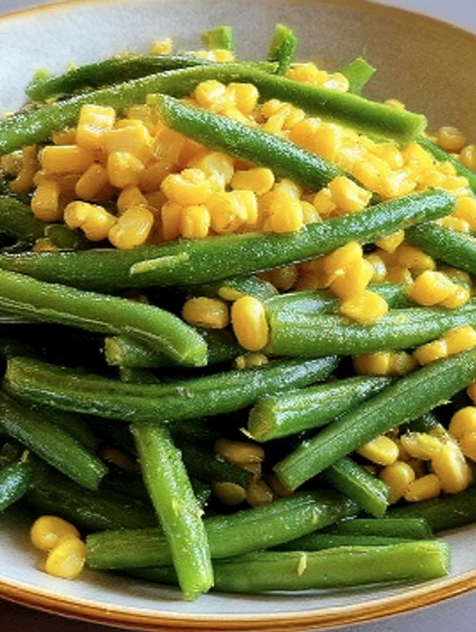 Zesty Green Beans Corn