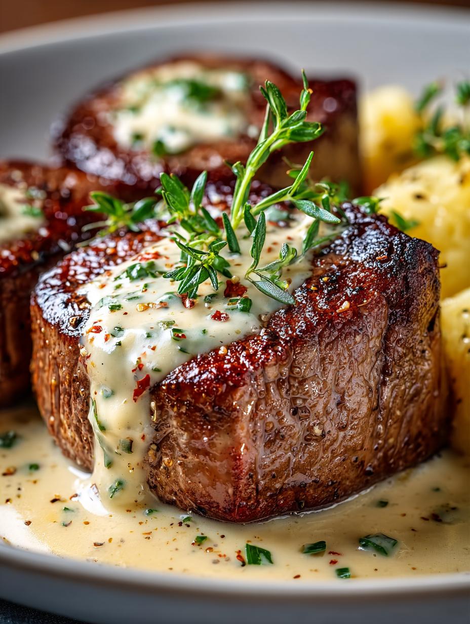 Juicy Steak with Creamy Garlic Sauce: 5 Simple Steps - ?utm Source=rss&utm Medium=rss&utm Campaign=juicy - main visual representation
