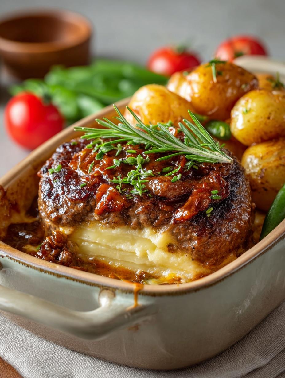 Amish Hamburger Steak Bake
