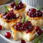 Baked Cranberry Brie Bites