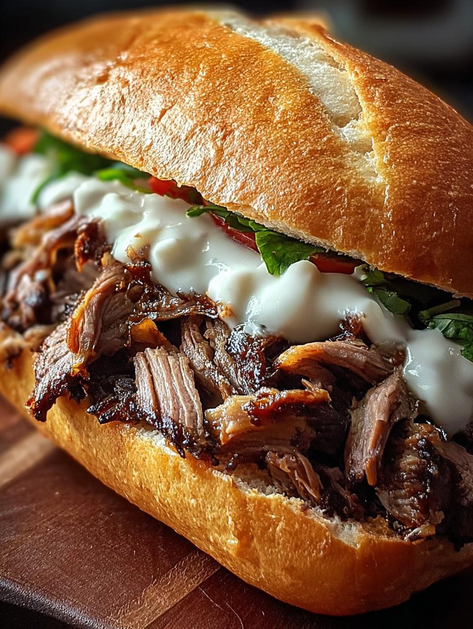 Tender Beef Sandwiches: 8 Hours to Flavorful Perfection 5 Tender Beef Sandwiches: 8 Hours to Flavorful Perfection - Beef Sandwiches - main visual representation