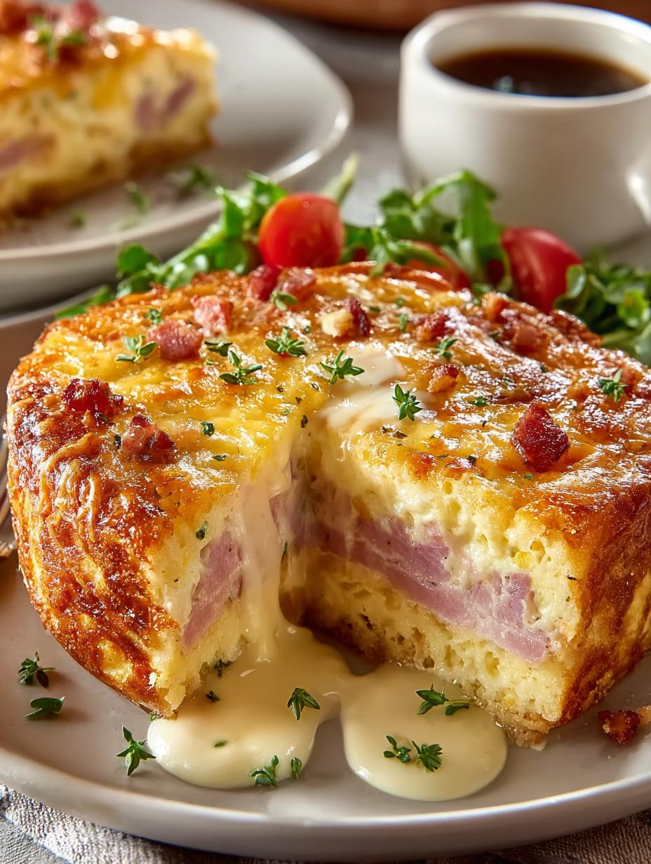 Bisquick Impossible Ham Cheese