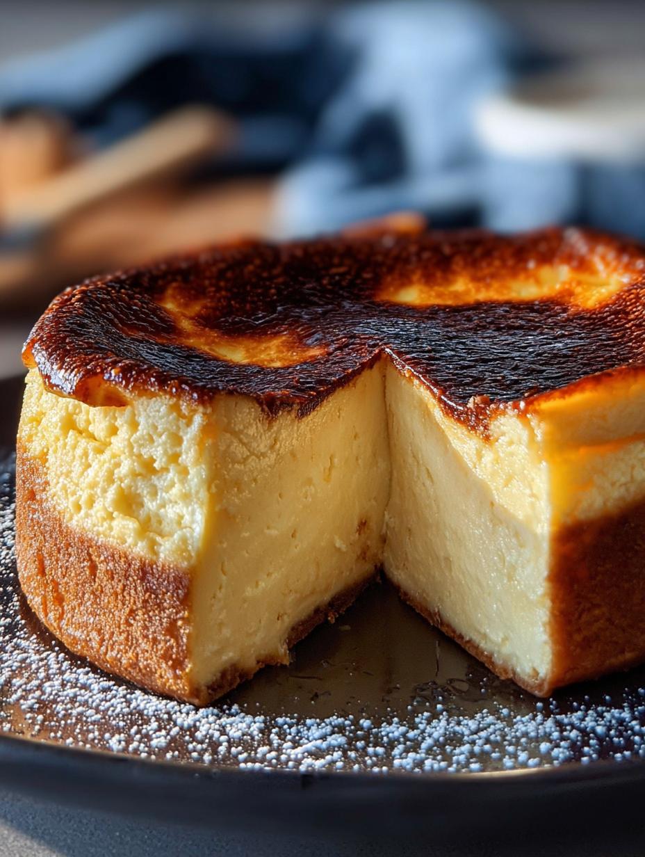 Creamy Burnt Basque Cheesecake: 7 Tips for Perfection - Burnt Basque Cheesecake - additional detail