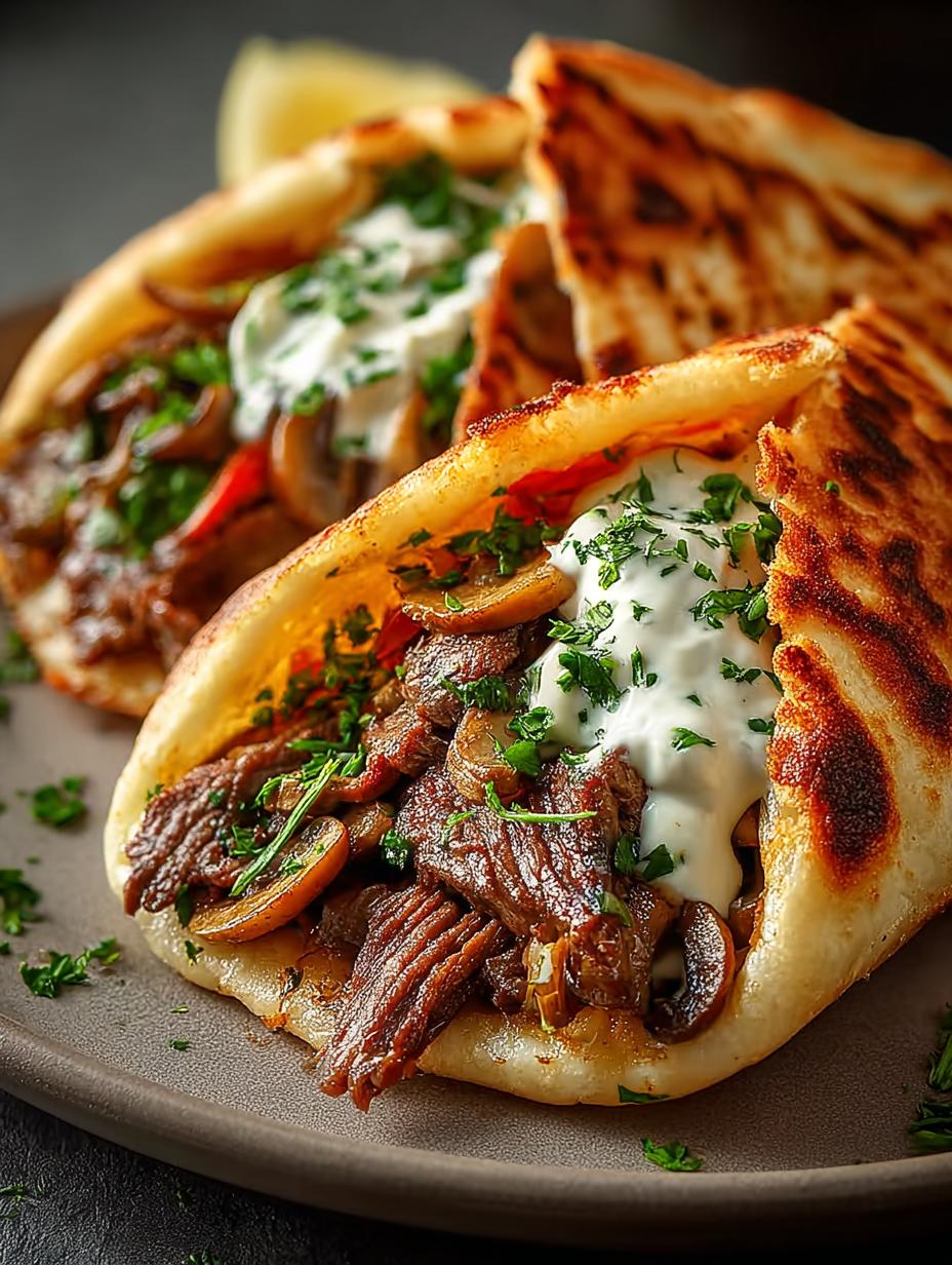 Cheesy Beef Mushroom Pita: 7 Irresistible Filling Secrets 5 Cheesy Beef Mushroom Pita: 7 Irresistible Filling Secrets - Cheesy Beef Mushroom Pita - main visual representation