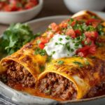 Cheesy Ground Beef Enchiladas