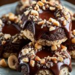 Chocolate Hazelnut Thumbprint Cookies