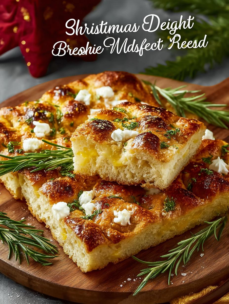Christmas Focaccia Bread